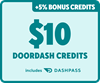 Picture of DashPass and DoorDash Credits