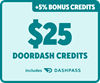 Picture of DashPass and DoorDash Credits