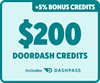 Picture of DashPass and DoorDash Credits