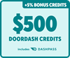 Picture of DashPass and DoorDash Credits